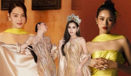 Không sở hữu 'cặp kiếm Nhật', Minh Hằng làm thế nào tỏa sáng sau 3 lần đụng hàng Hoa hậu Đỗ Thị Hà?