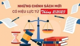 Những chính sách mới nổi bật có hiệu lực từ tháng 2/2023