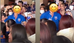 Hoa hậu Thùy Tiên hết hồn khi bị đám đông bao vây, chật vật di chuyển: Nhan sắc qua camera thường gây chú ý