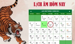 Lịch âm ngày 9/3 - Tra cứu lịch âm thứ Năm ngày 9/3/2023