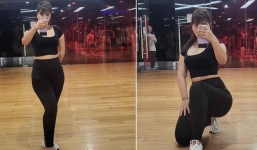 Bà xã Mạnh Trường lộ vóc dáng sau hơn 3 tháng sinh con, cầu xin đừng 'ném đá'