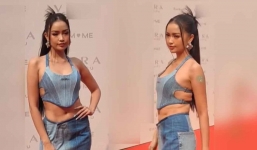 Chuyện gì xảy ra với Ngọc Châu: Diện váy xẻ táo bạo nhưng lại để lộ thân hình 'bèo nhèo', phát tướng gây thất vọng