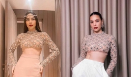 Sành điệu hết phần thiên hạ, Hà Hồ vẫn tái sử dụng một đồ khi chạy show