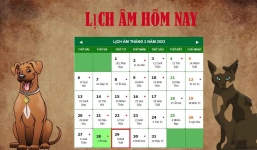 Lịch âm ngày 29/3 - Tra cứu lịch âm thứ tư ngày 29/3/2023
