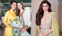 Hậu ồn ào Miss Grand International 2022, Đoàn Thiên Ân ôm thắm thiết 'gà cưng' của ông Nawat