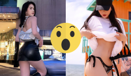 Ngọc Trinh 'cháy phố': Lưng trần trắng nõn xé toạc màn đêm, nhưng vòng 3 căng 'tràn cả váy' mới sang chấn 