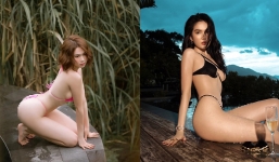 Đỉnh điểm táo bạo: Ngọc Trinh khoe trọn vòng 3 nhức nhối, thả dáng nóng hừng hực bên hồ bơi