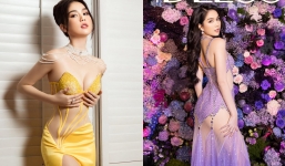 Ngọc Trinh 'sơ hở' là diện đồ xuyên thấu, cắt xẻ hiểm hóc xoa dịu cái lạnh Hà Nội