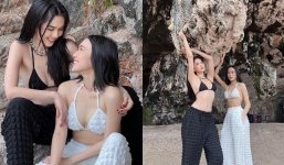 Diệu Nhi hội ngộ 'chị gái guột' Ngọc Trinh hậu đám cưới, tung bộ ảnh khoe body bốc lửa