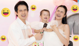 Video: Con gái Đông Nhi 'phát biểu' ngay chính sinh nhật của mình, nói gì mà cả hội trường ôm bụng cười?