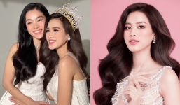 Video: Đỗ Thị Hà đẹp tựa nàng thơ, đọ sắc bất phân thắng bại với 2 Á hậu và bà Phạm Kim Dung