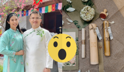 Video: Cận cảnh thiệp cưới có 1-0-2 của Hoa hậu Ngọc Hân, chính chủ nói rõ lý do 'giờ mới chịu cưới'