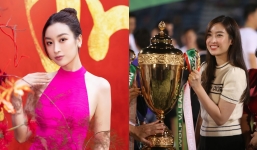 Đỗ Mỹ Linh 2 lần ra sân nâng Cup: Netizen 'sốc' visual, ăn vận tối giản nhưng sang chảnh hết nấc
