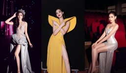 Đỗ Thị Hà khoe chân dài gợi cảm trong loạt thiết kế cắt xẻ