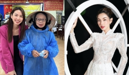 Thùy Tiên chăm làm từ thiện sau khi kết thúc nhiệm kỳ