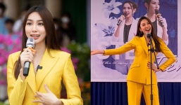 Video: Thùy Tiên tái hiện màn hô tên 'làm mưa làm gió' Miss Grand International 2021