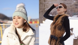 Phương Oanh chăm diện đồ hiệu, khoe dáng đẹp hút hồn tại xứ Hàn