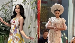 Video: Ngọc Châu khoe thần thái đỉnh cao trong thiết kế áo dài