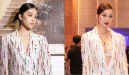 Tiểu Vy đụng hàng chan chát với 'chị đại làng mẫu' Thanh Hằng: Nhan sắc liệu có địch nổi?