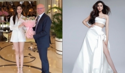 Video: Đỗ Thị Hà nhận hoa 8/3, đôi chân 'thẳng hơn kiếm' mới khiến dân tình phát sốt