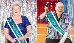 Hoa hậu U70 cạo trọc đầu để gây quỹ, nhan sắc khiến ai nấy xuýt xoa