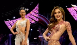 Diện đồ xẻ tít tắp, thí sinh Miss Grand Thailand 2023 gặp sự cố 'đỏ mặt' trên sân khấu