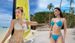 Sao Việt 'tăng nhiệt' nắng hè: Huyền Lizzie - Huyền Baby chơi bạo, Lâm Khánh Chi - Phương Trinh Jolie chẳng kém cạnh