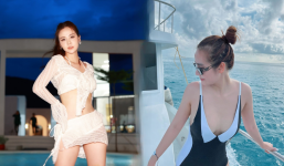 Mê mẩn sắc vóc đẹp như tạc tượng của Huyền Lizzie, chuẩn gái một con trông mòn con mắt