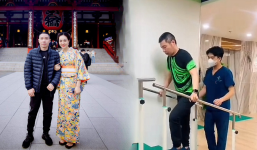 Công Lý khiến bao người rơi nước mắt vì khoảnh khắc trị liệu, ý chí kiên cường