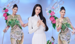 Miss International Queen 2023: Dịu Thảo đẹp 'hút hồn' trong trang phục dân tộc, ý nghĩa đằng sau ghi điểm tuyệt đối