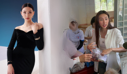 Thùy Tiên bình dị hết cỡ đi trao quà từ thiện, dân mạng khen 'nàng hậu quốc dân' là đây!
