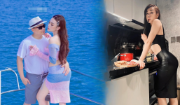 Phương Oanh tung ảnh nữ công gia chánh hậu kết hôn Shark Bình, phản ứng ra sao trước câu hỏi về chuyện ghen tuông?