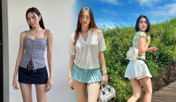 'Váy tí hon' thống trị tủ đồ sao Việt: Ngọc Trinh, Thanh Thủy, Thùy Tiên đều mê mệt