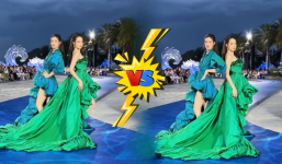 Video: Đỗ Thị Hà - Thanh Thủy đọ trình catwalk, đôi chân 'kiếm Nhật' hút mắt bao người