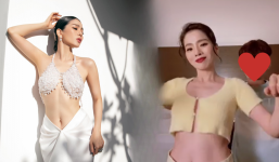 Lệ Quyên chăm diện áo 'tí hon', vòng eo 'siêu thực' khiến gái son chỉ biết ước