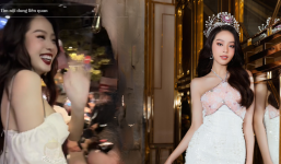 Video: Thanh Thủy tháo cặp mi giả tặng fan, biểu cảm tấu hài 'độc lạ Hoa hậu'