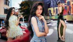 Video: Minh Kiện diện váy 'không thể ngắn hơn' xuống phố, 1 chi tiết gây chú ý