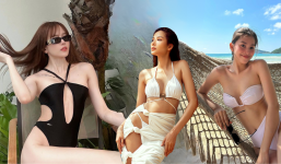 Đường đua bikini sao Việt gần đây: Thiều Bảo Trâm - Lệ Quyên táo bạo, Khả Ngân kiệm vải