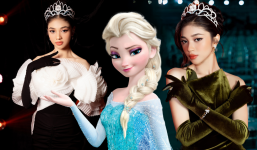 Video: Minh Kiên 'sáng như đèn pha' vươt ải CAM thường, dân tình ngắm quên luôn công chúa Elsa