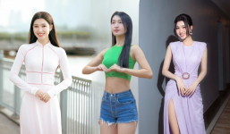 Video: Phương Nhi học catwalk, đôi chân 'kiếm Nhật' cùng vòng eo siêu thực gây sốt