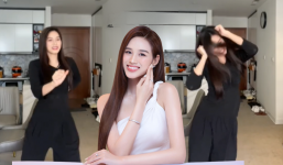 Video: Đỗ Thị Hà chia sẻ hậu trường học nhảy cho đám cưới Phương Anh, biểu cảm cực tấu hài