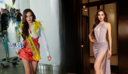Video: Lê Hoàng Phương tặng quà cho hội chị em Miss Grand, chuẩn 'Miss ngoại giao'