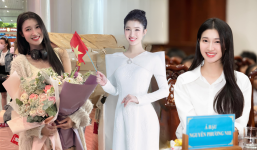 Phương Nhi hồi hương sau hành trình tại Miss International 2023, nhan sắc thế nào?