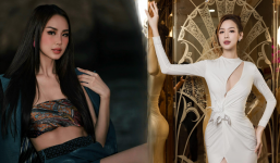 Bảo Ngọc diện áo bé bằng 'nửa gang tay', phô đôi chân dài nhất showbiz Việt gây sốt