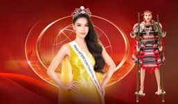 Video: Ngọc Hằng đi cà kheo diễn trang phục dân tộc tại  Miss Intercontinental, sự cố khiến fan thót tim