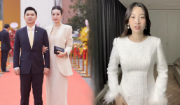 Sự tinh tế của Đỗ Mỹ Linh khi xuất hiện bên chồng doanh nhân, khán giả rần rần khen ngợi