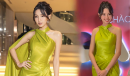 Video: Thùy Tiên diện váy xẻ tít tắp, nhan sắc sáng như đèn pha 'đánh bại' CAM thường