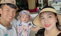 Tiến Dũng nhắn yêu thương đến bà xã sau bàn thắng ở Cúp Quốc Gia