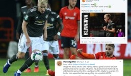 Fan Man Utd bất bình với danh hiệu hay nhất trận với Luton Town