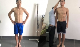 Tiến Dũng, Ngọc Hải lộ xương sườn khi kiểm tra vào Đại học